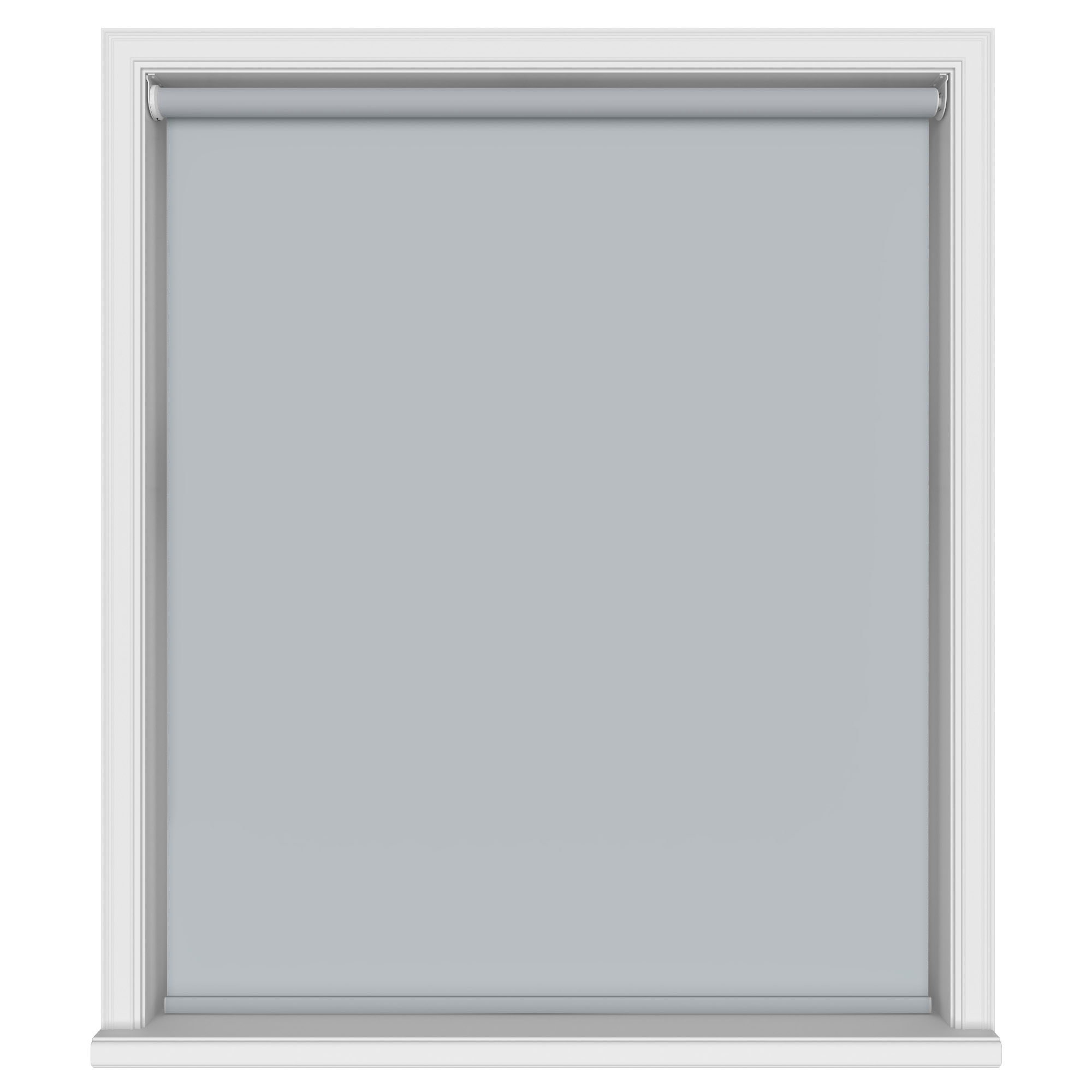 Easton Blackout Silver Ash Motorised Roller Blind - Image 2