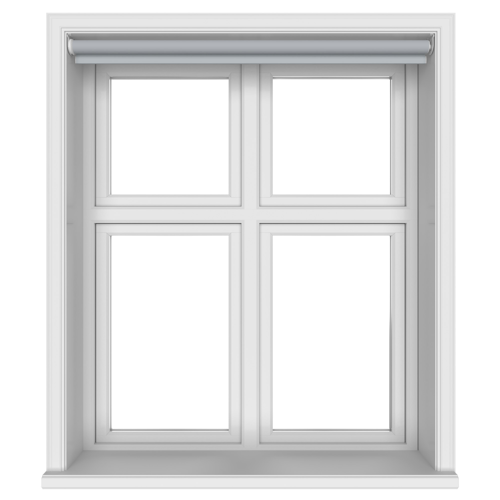 Easton Blackout Silver Ash Motorised Roller Blind - Image 3