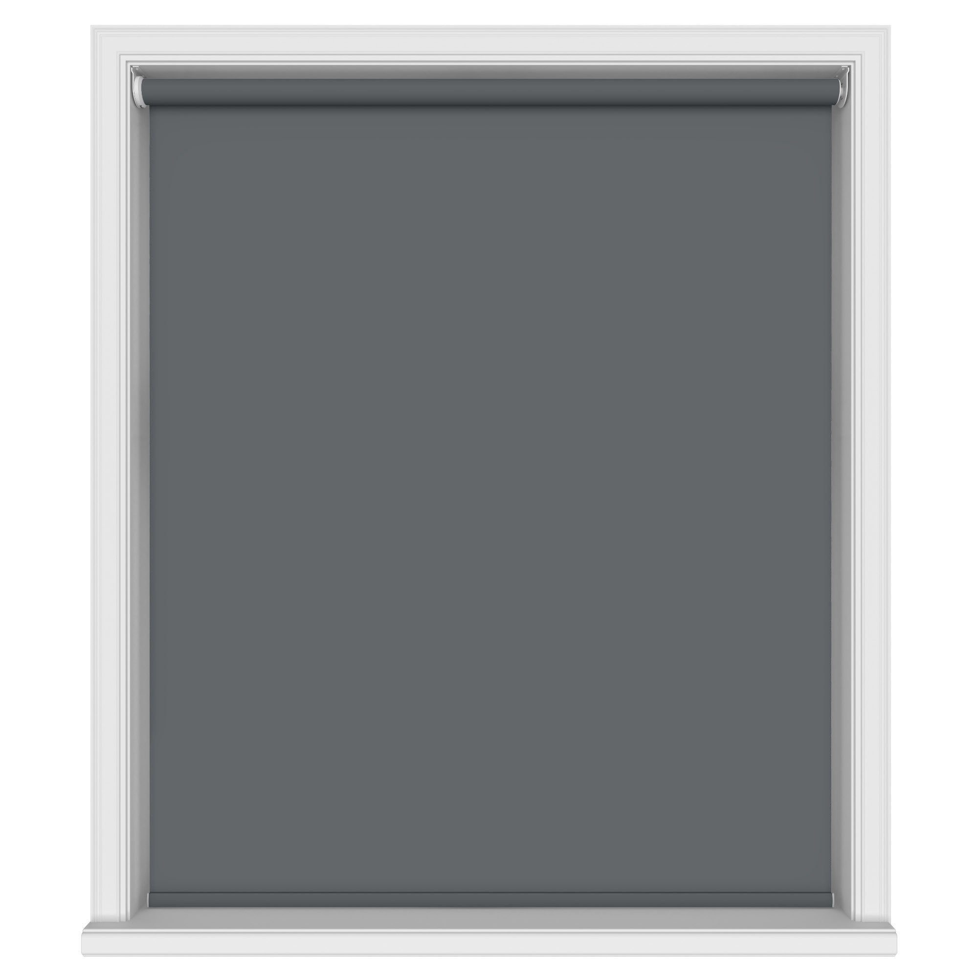Easton Blackout Smoked Char Motorised Roller Blind - Image 2