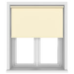 Easton Blackout Buttercream Motorised Roller Blind