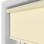 Easton Blackout Buttercream Motorised Roller Blind