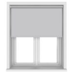 Easton Blackout Soft Ash Motorised Roller Blind