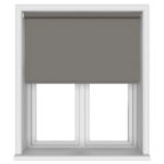 Easton Blackout Grey Flint Motorised Roller Blind