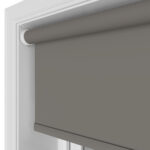 Easton Blackout Grey Flint Motorised Roller Blind