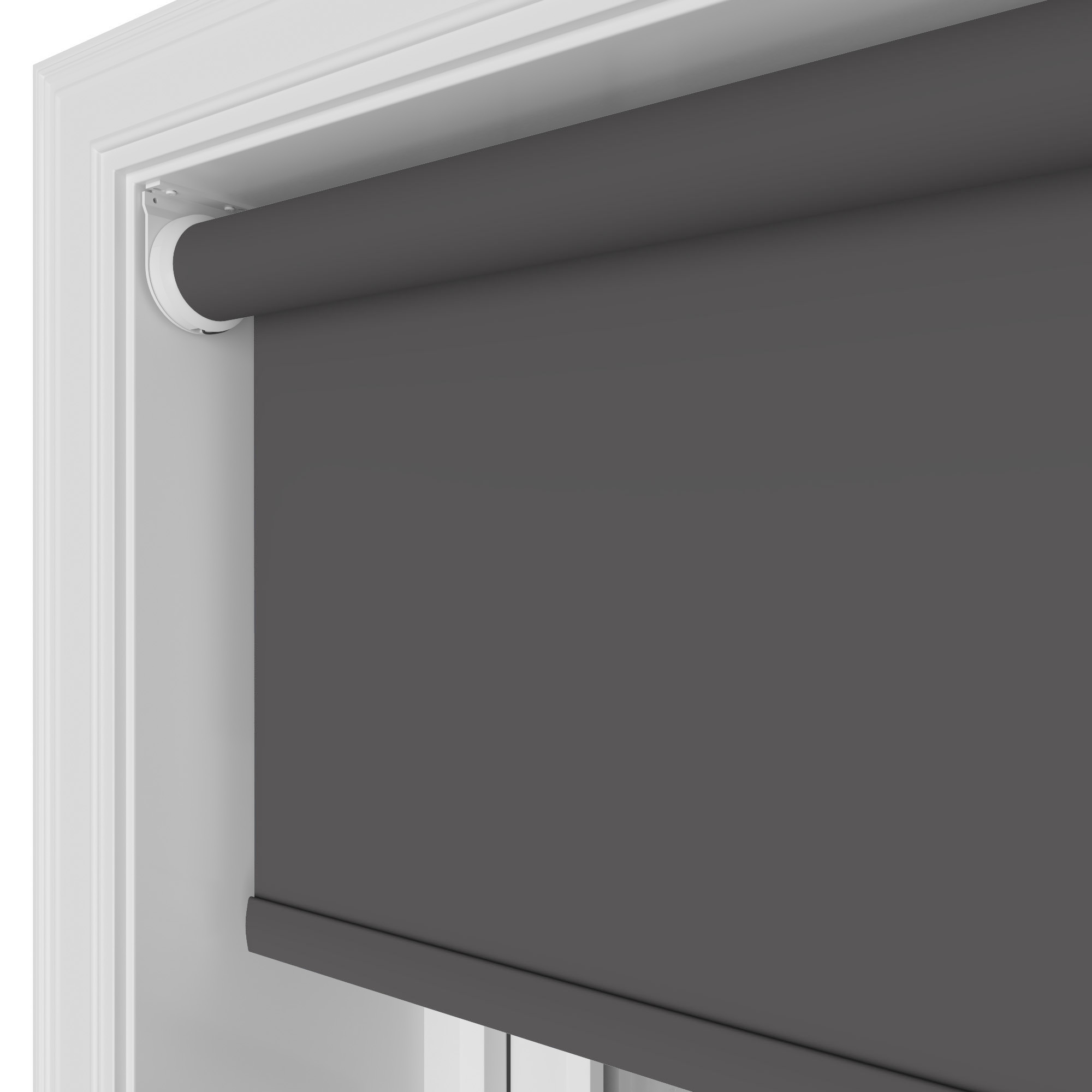 Easton Blackout Stone Kara Motorised Roller Blind - Image 4