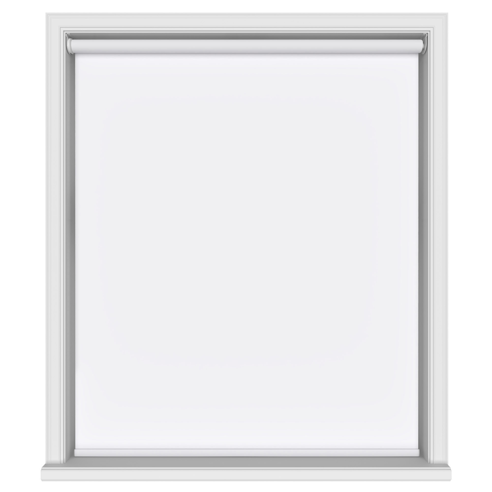 Easton Blackout Snowy White Motorised Roller Blind - Image 2