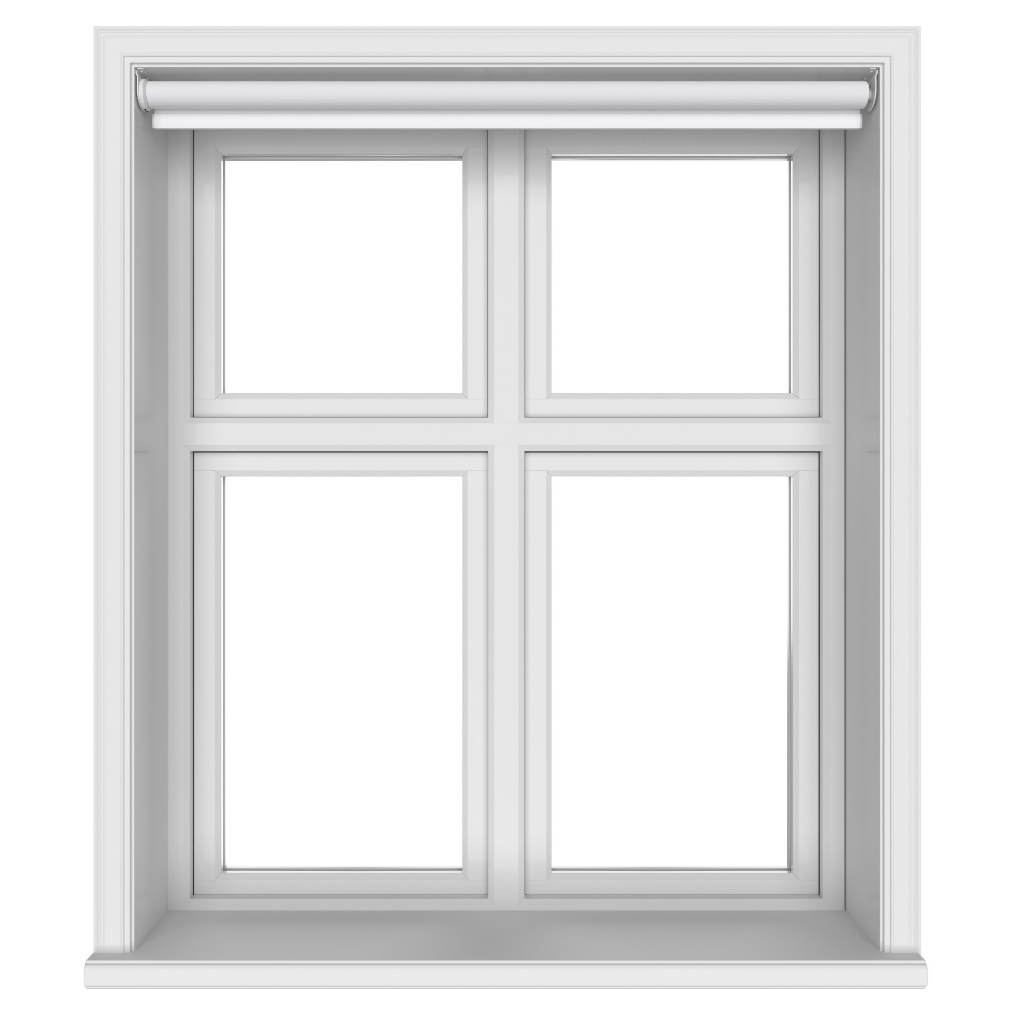 Easton Blackout Snowy White Motorised Roller Blind - Image 3