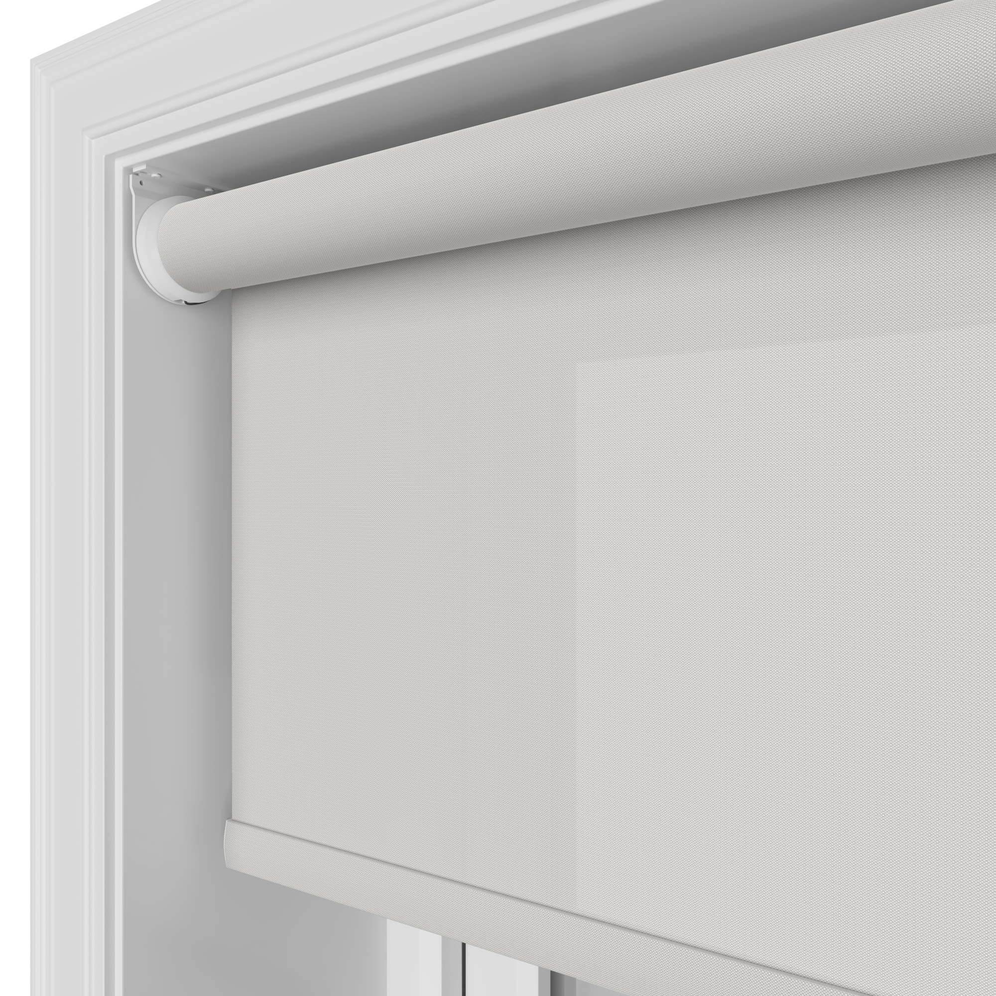 Screen 3000 Pearl Grey Motorised Roller Blind - Image 4